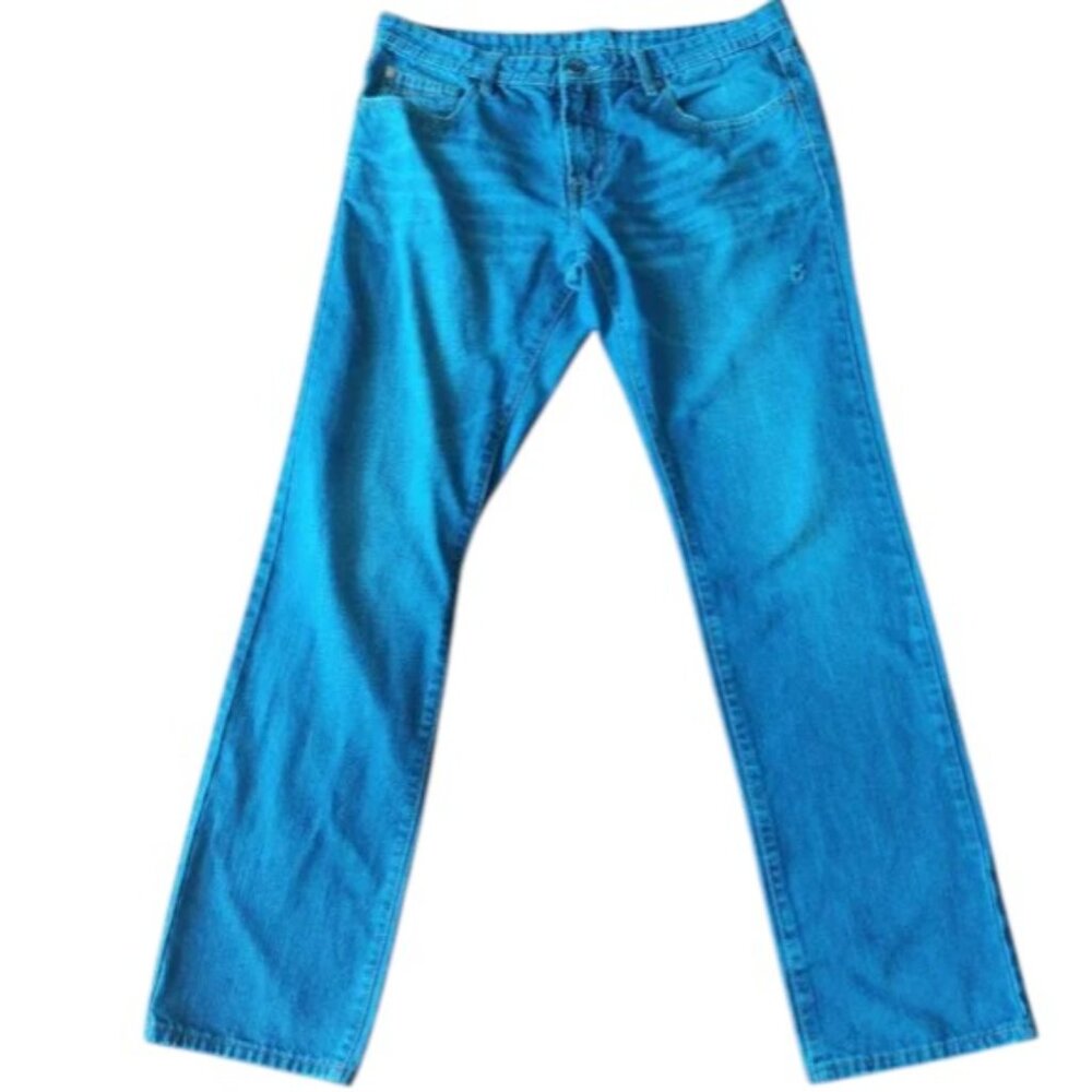 Baseline Men’s Jeans 36x34 Straight Leg Blue Denim Classic Fit